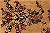 Sarouk Yellow Hand Knotted 91 X 120 Area Rug 301-30822 Thumb 5