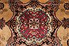 Sarouk Yellow Hand Knotted 91 X 120 Area Rug 301-30822 Thumb 7