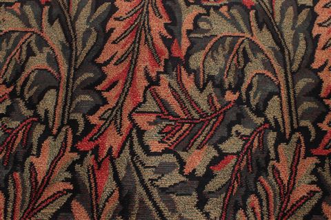 Nepal Black Hand Knotted 92 X 117 Area Rug 301-30823 Image 4