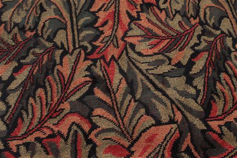 Nepal Black Hand Knotted 92 X 117 Area Rug 301-30823 Image 5