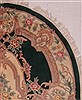 Aubusson Green Oval Machine Made 86 X 106  Area Rug 400-30828 Thumb 2