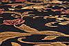 Indo-Tibetan Black Hand Knotted 94 X 121  Area Rug 301-30832 Thumb 1