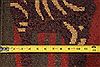 Indo-Tibetan Red Hand Knotted 89 X 115 Area Rug 301-30833 Thumb 3