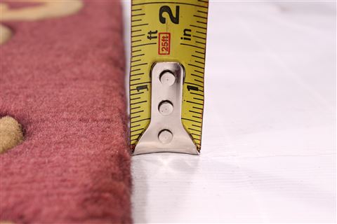 Indo-Tibetan Red Hand Knotted 89 X 1110 Area Rug 301-30835 Image 6