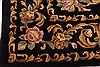 Indo-Tibetan Black Hand Knotted 91 X 118  Area Rug 301-30838 Thumb 1