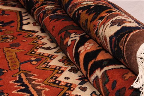 Heriz Brown Hand Knotted 1011 X 168 Area Rug 400-30845 Image 8