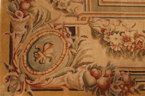 Tibetan Yellow Hand Knotted 90 X 120 Area Rug 301-30853 Image 1