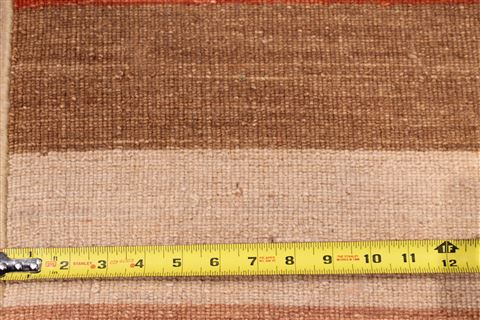 Gabbeh Beige Hand Loomed 90 X 120 Area Rug 301-30857 Image 4