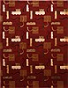 Indo-Tibetan Red Hand Knotted 93 X 121 Area Rug 301-30861 Thumb 0