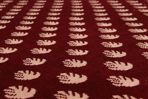Gabbeh Red Hand Knotted 91 X 1111 Area Rug 301-30862 Image 1