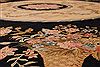 Asian Inspired Black Hand Knotted 90 X 120  Area Rug 301-30864 Thumb 1