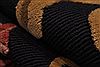 Indo-Tibetan Black Hand Knotted 92 X 120 Area Rug 301-30868 Thumb 2