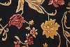 Indo-Tibetan Black Hand Knotted 92 X 120 Area Rug 301-30868 Thumb 5