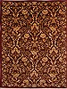 Indo-Tibetan Red Hand Knotted 90 X 118  Area Rug 301-30869 Thumb 0