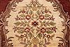 Aubusson Red Hand Knotted 91 X 120  Area Rug 301-30872 Thumb 4