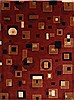 Indo-Tibetan Red Hand Knotted 90 X 121 Area Rug 301-30874 Thumb 0