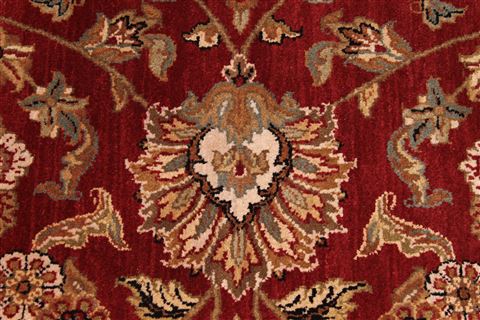 Jaipur Red Hand Knotted 910 X 137 Area Rug 301-30876 Image 9
