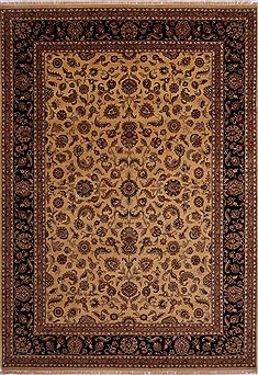 Jaipur Yellow Hand Knotted 10'1" X 14'2"  Area Rug 301-30883