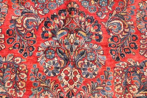 Sarouk Blue Hand Knotted 103 X 179  Area Rug 256-30884 Image 4