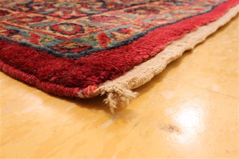 Sarouk Blue Hand Knotted 103 X 179  Area Rug 256-30884 Image 7