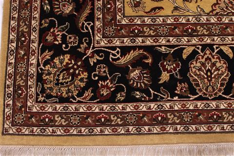 Jaipur Yellow Hand Knotted 100 X 143 Area Rug 301-30885 Image 2