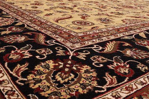 Jaipur Yellow Hand Knotted 100 X 143 Area Rug 301-30885 Image 3