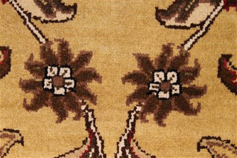 Jaipur Yellow Hand Knotted 100 X 143 Area Rug 301-30885 Image 7