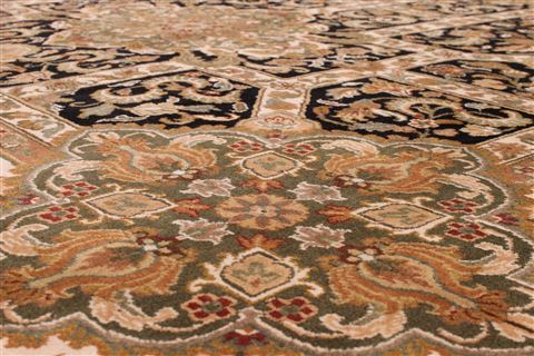 Jaipur Black Hand Knotted 100 X 143 Area Rug 301-30887 Image 3