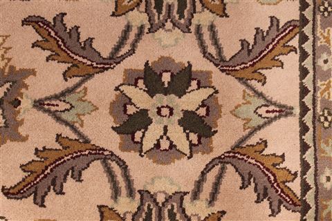 Jaipur Beige Hand Knotted 100 X 142 Area Rug 301-30892 Image 4
