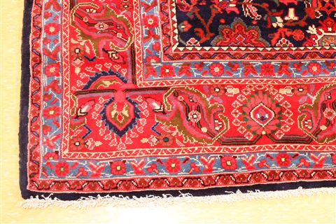 Hamedan Red Hand Knotted 108 X 1310  Area Rug 256-30896 Image 1