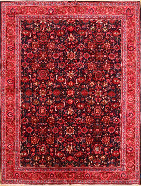 Hamedan Red Hand Knotted 108 X 1310  Area Rug 256-30896 Image 0