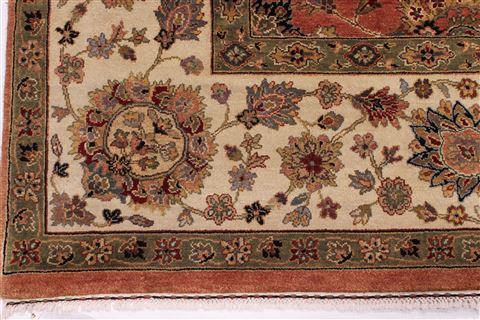 Jaipur Red Hand Knotted 101 X 143 Area Rug 301-30897 Image 1