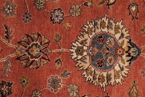 Jaipur Red Hand Knotted 101 X 143 Area Rug 301-30897 Image 3