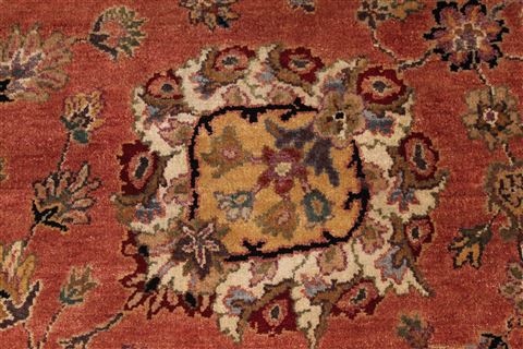 Jaipur Red Hand Knotted 101 X 143 Area Rug 301-30897 Image 4