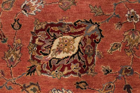 Jaipur Red Hand Knotted 101 X 143 Area Rug 301-30897 Image 6