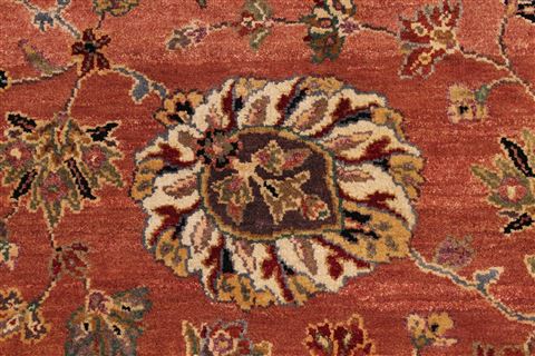 Jaipur Red Hand Knotted 101 X 143 Area Rug 301-30897 Image 8