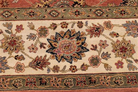 Jaipur Red Hand Knotted 101 X 143 Area Rug 301-30897 Image 9