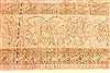 Pishavar Beige Hand Knotted 129 X 159 Area Rug 256-30898 Thumb 4