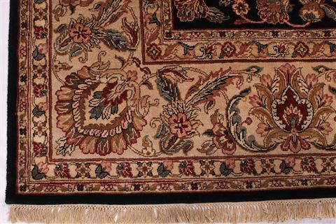 Jaipur Black Hand Knotted 100 X 141 Area Rug 301-30903 Image 1