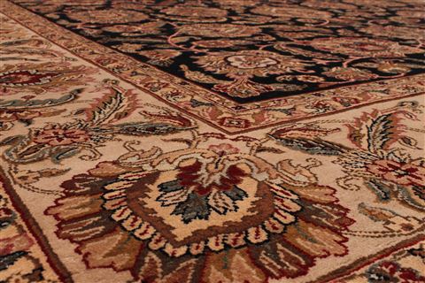 Jaipur Black Hand Knotted 100 X 141 Area Rug 301-30903 Image 3