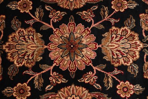 Jaipur Black Hand Knotted 100 X 141 Area Rug 301-30903 Image 4