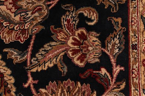 Jaipur Black Hand Knotted 100 X 141 Area Rug 301-30903 Image 7