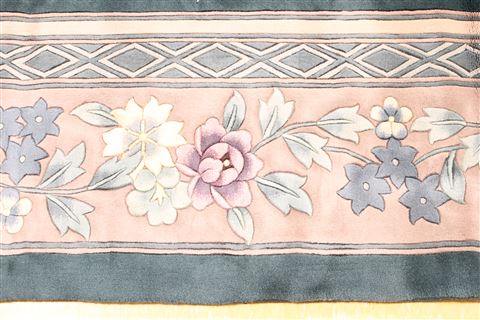 Aubusson Beige Hand Knotted 120 X 150 Area Rug 256-30907 Image 4
