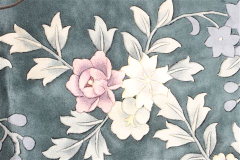 Aubusson Beige Hand Knotted 120 X 150 Area Rug 256-30907 Image 5