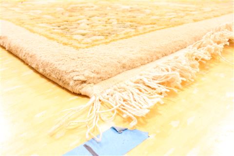 Aubusson Green Hand Knotted 910 X 137 Area Rug 256-30913 Image 3