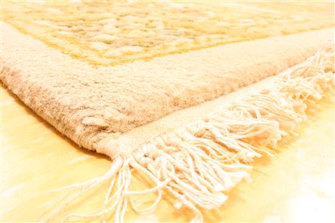 Aubusson Green Hand Knotted 910 X 137 Area Rug 256-30913 Image 7