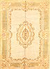 Aubusson Green Hand Knotted 910 X 137  Area Rug 256-30913 Thumb 0