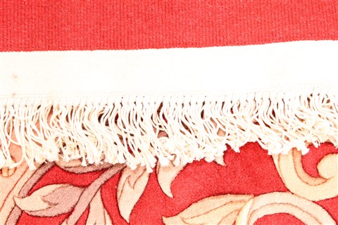 Aubusson Red Hand Knotted 100 X 159 Area Rug 256-30914 Image 5