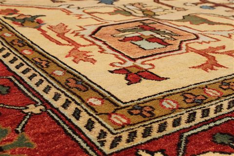 Serapi Beige Hand Knotted 911 X 1310 Area Rug 301-30916 Image 2