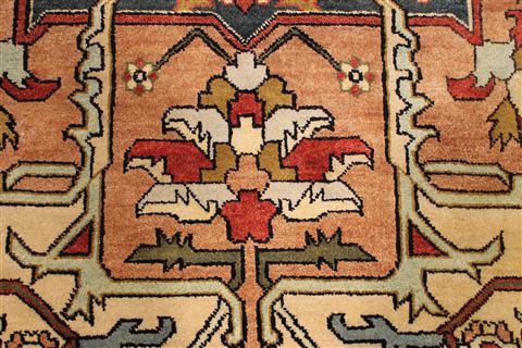 Serapi Beige Hand Knotted 911 X 1310 Area Rug 301-30916 Image 4